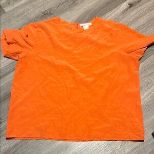 Anna And Frank Vibrant Orange Short Sleeve Tee